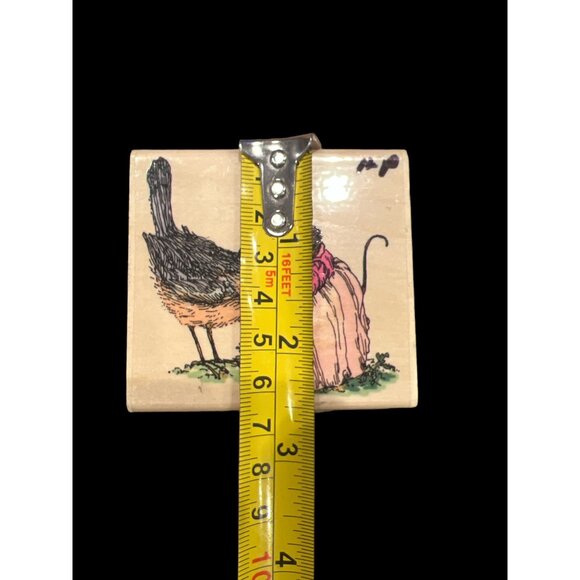 Rachel Bird & Sarah Mouse Uptown Rubber Stamps Holly Pond Hill LikeNew Condition - Picture 5 of 5